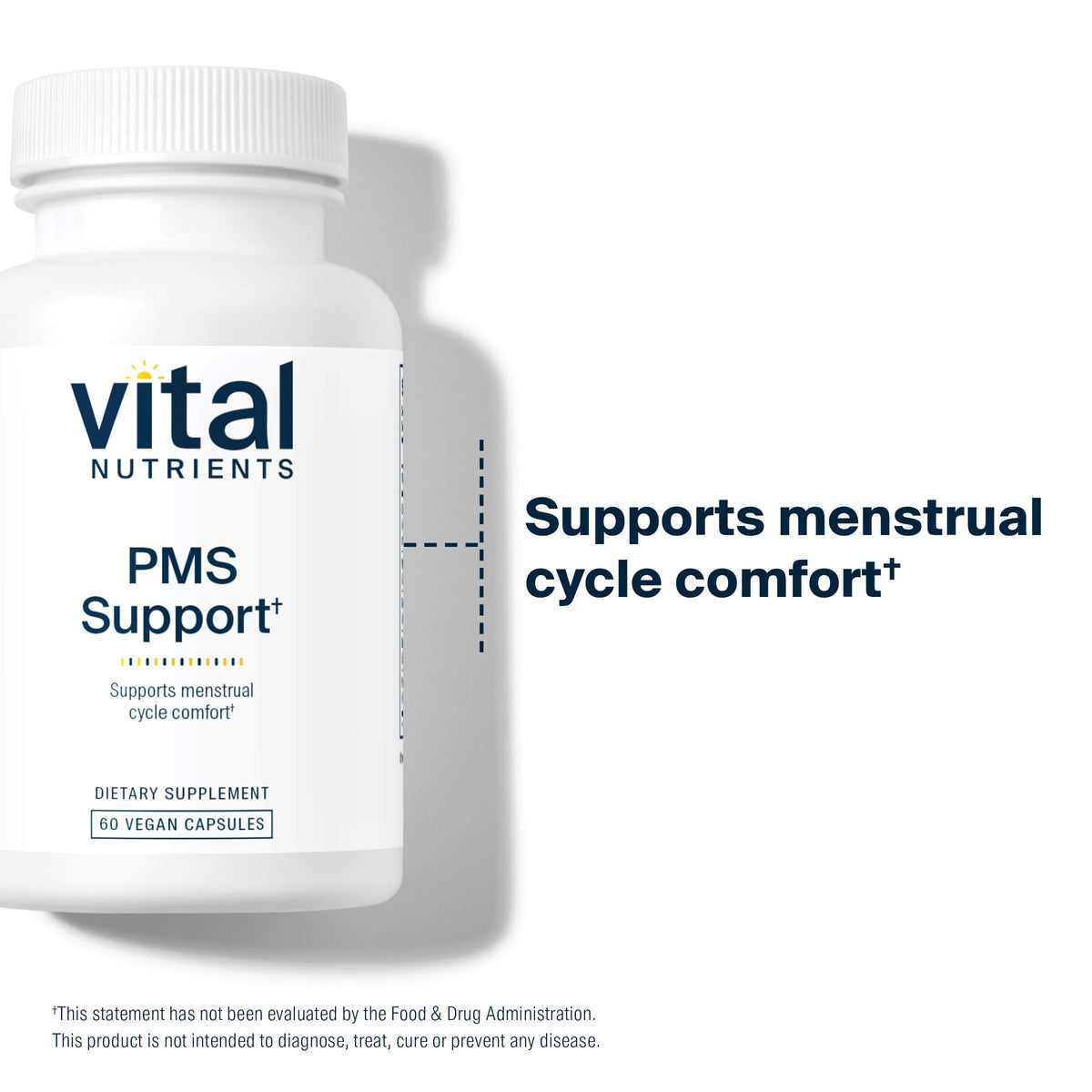 Vital Nutrients PMS Support - Vitex Berry & Passionflower Extract for Premenstrual Support & Hormone Balance* - Vitamin B6 PMS Supplements - Gluten, Dairy, Soy Free - Non-GMO - 60 Capsules Vital NutrientsBuy Supplements Australia