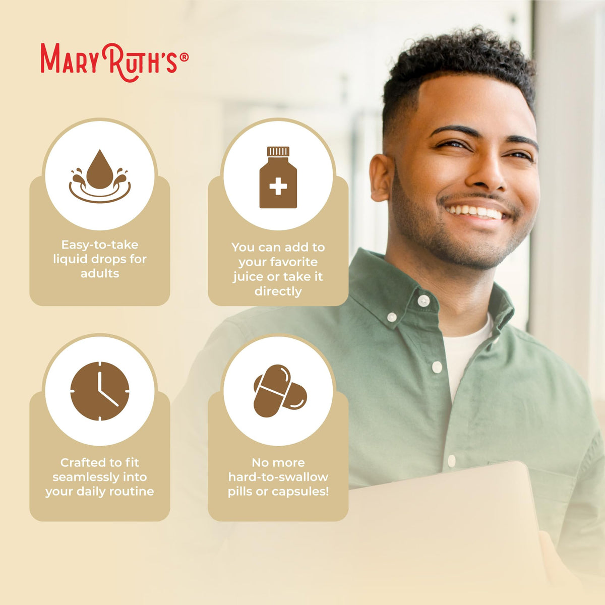 MaryRuth’s USDA Organic Maca Root Liquid Drops | Vegan | Non-GMO | Gluten Free | Alcohol Free | 1 Fl Oz MARYRUTH'SBuy Supplements Australia