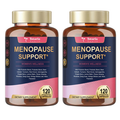 (2 Packs) 40-in-1 Menopause Supplements for Women, Multibenefit & Complete Black Cohosh for Hot Flashes, Night Sweats & Hormone Balance, w/ Probiotics, DIM, Vitex, Dong Quai, Red Clover and More TotariaBuy Supplements Australia