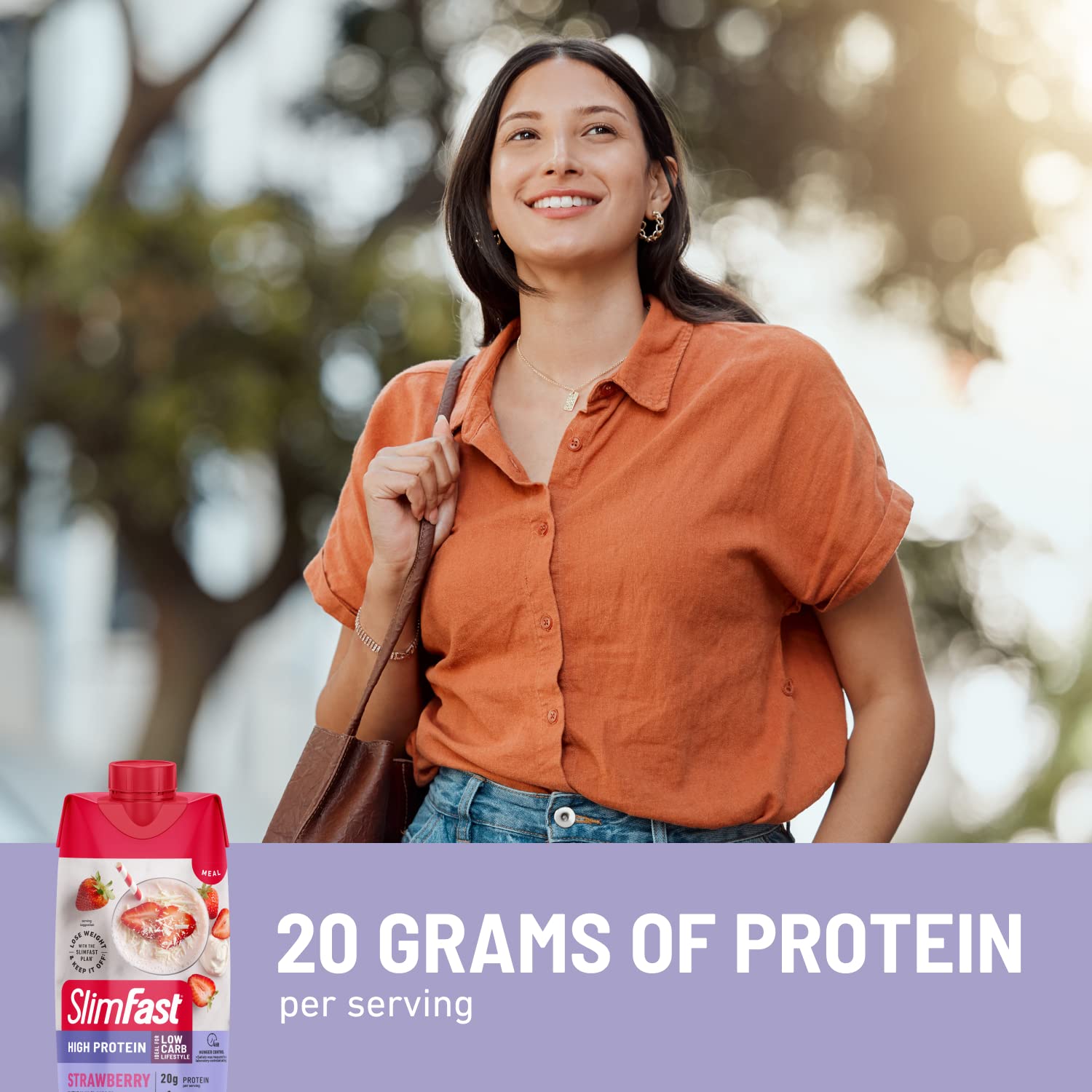 SlimFast Protein Shake, Strawberry- 20g Protein, Meal Replacement Shake Ready to Drink SlimFastBuy Supplements Australia