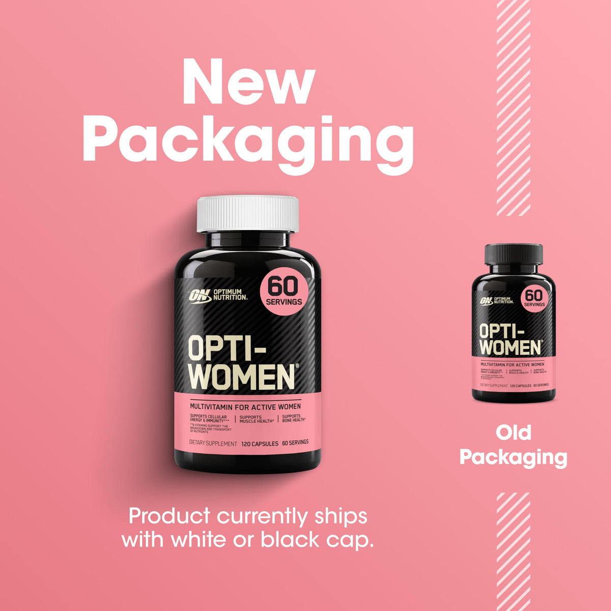 Optimum Nutrition Opti-Women, Vitamin C, Zinc and Vitamin D for Immune Support Womens Daily Multivitamin Supplement with Iron, Capsules, 120 Count Optimum NutritionBuy Supplements Australia