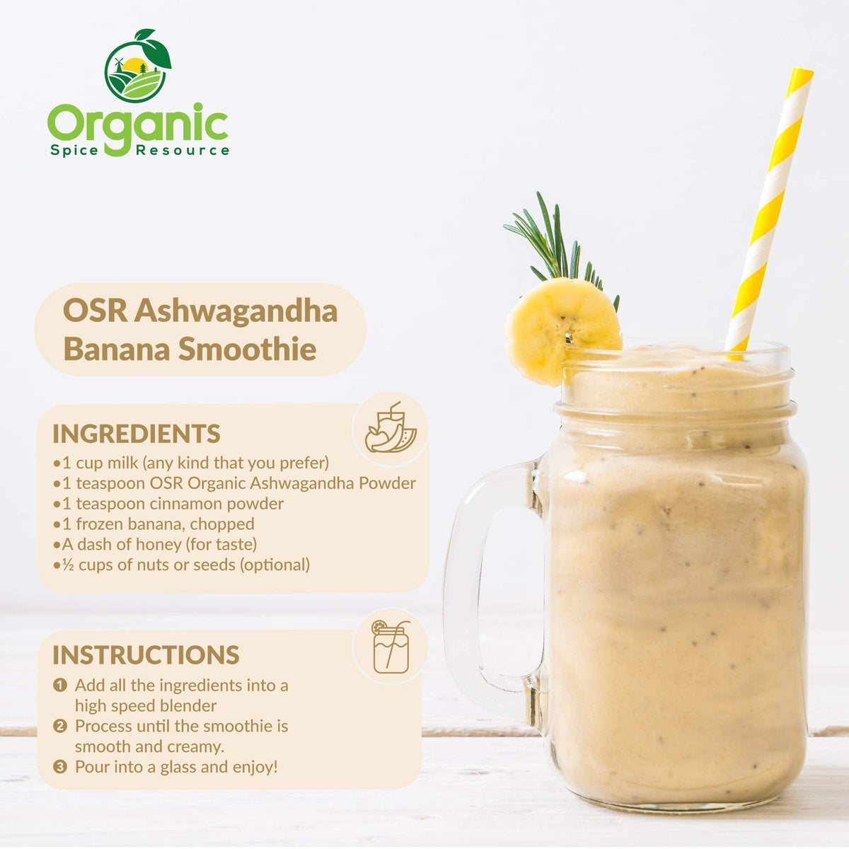 Organic Ashwagandha Root Powder - 1.10 lbs (17.64 oz) | Resealable Kraft Bag,Non-GMO, Indian Ginseng, Withania Somnifera -100% Raw from India, by SHOPOSR Organic Spice ResourceBuy Supplements Australia