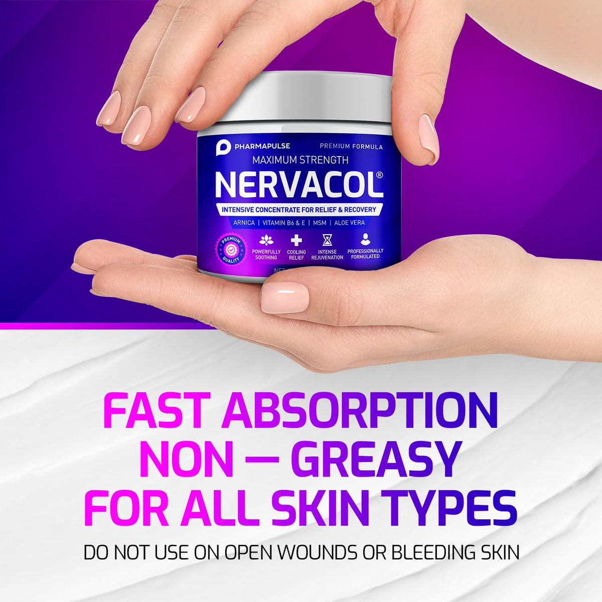 Neuropathy Nerve Therapy & Relief Cream - Maximum Strength Relief Cream for Foot PharmapulseBuy Supplements Australia