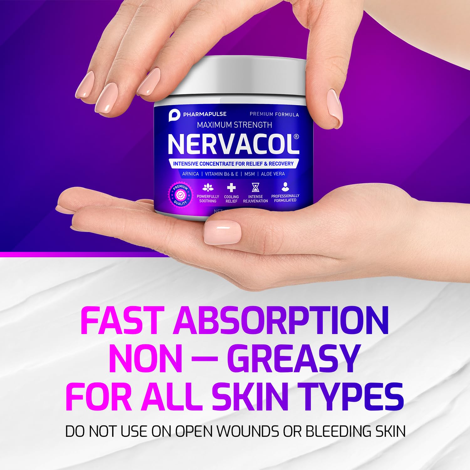 Neuropathy Nerve Therapy & Relief Cream - Maximum Strength Relief Cream for Foot PharmapulseBuy Supplements Australia