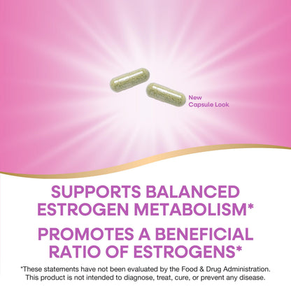 Nature's Way DIM-Plus, DIM Supplement, Supports Balanced Estrogen Metabolism*, Supports Estrogen Hormone Balance*, Diindolylmethane, 120 Vegan Capsules Nature's WayBuy Supplements Australia