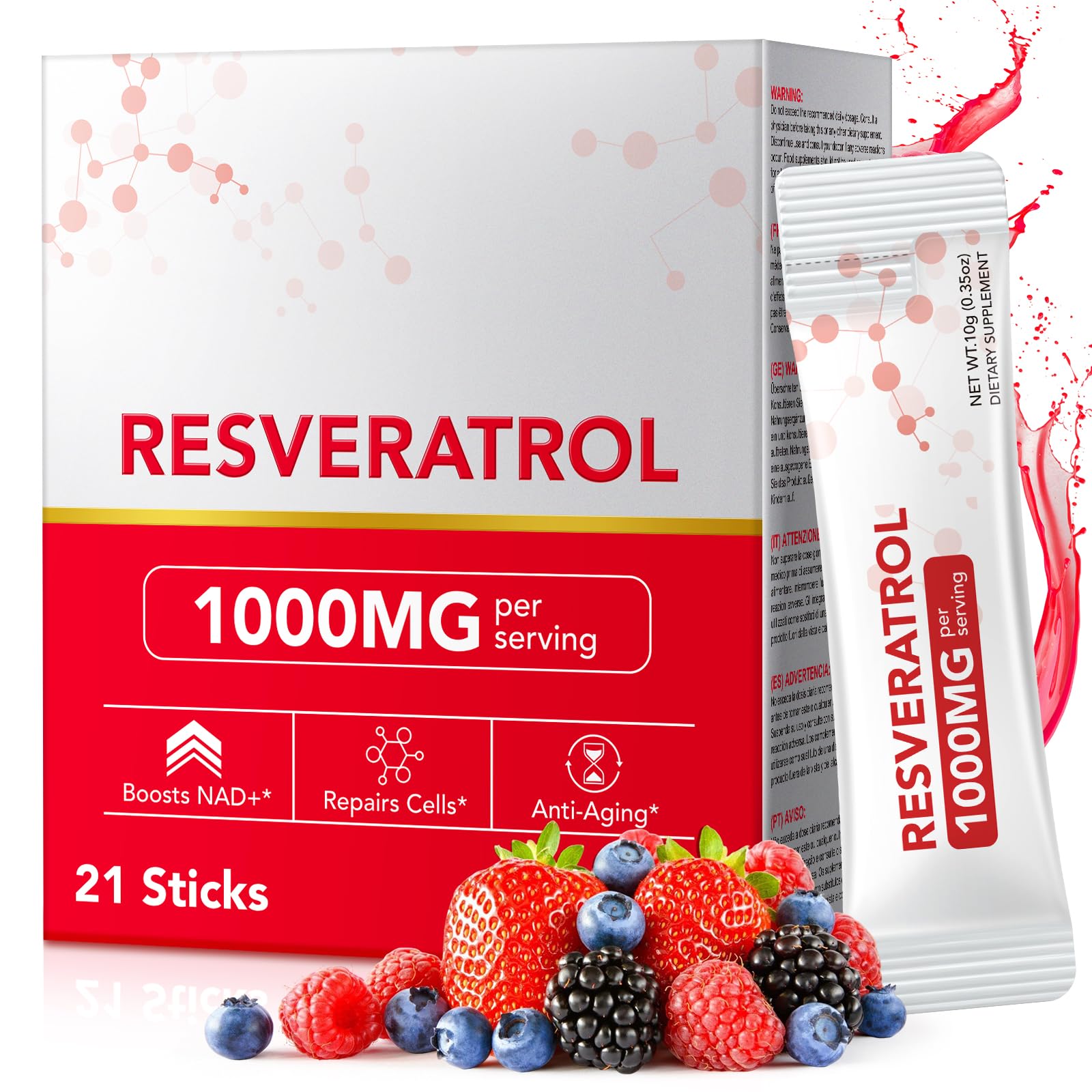 KITNOBLIS NAD+ Supplement for Women 1000mg - High Potency Cellular Energy Booster with PQQ, Resveratrol - Health, Anti-Aging Support （21pcs） KITNOBLISBuy Supplements Australia
