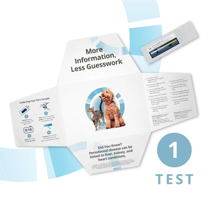 Petivity At-Home Oral Health Test for Cats & Dogs — 10-Second Dental Check Kit by Purina — Simple Saliva Swab to Detect Bad Breath & Gum Issues - (Pack of 1) petivityBuy Supplements Australia