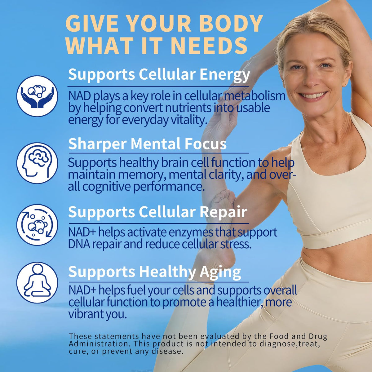 NAD Supplement 1000mg, Liposomal NAD+ Supplement with Resveratrol, Glutathione & Astaxanthin - Support Cellular Health, Stamina & Healthy Aging, NMN Supplement Alternative – 60 Capsules HVibeVigor ZestBuy Supplements Australia