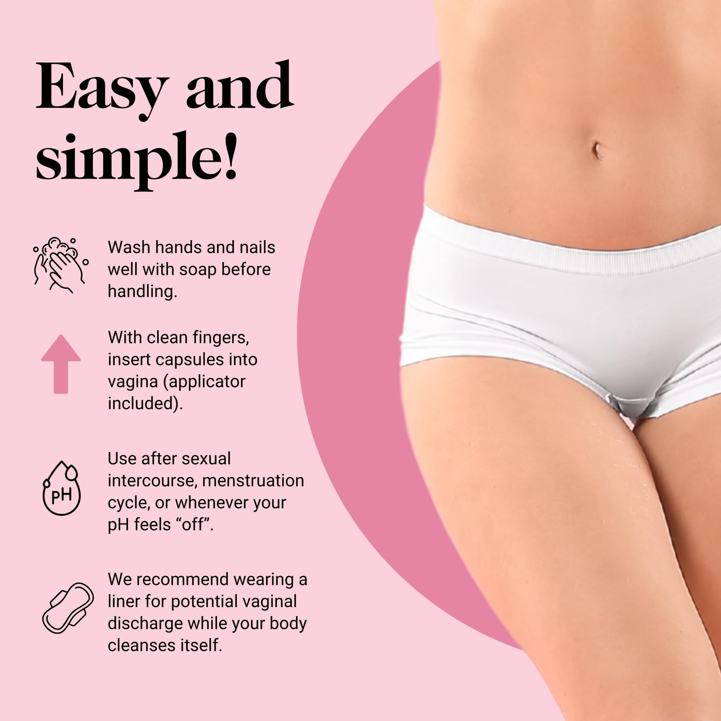 Kushae Boric Acid Suppositories + Rapid Relief, All Natural Female Suppositories with Probiotics & Aloe Vera, Relieves Discomfort & Balances pH Level Bottle Only 21 Capsules KushaeBuy Supplements Australia