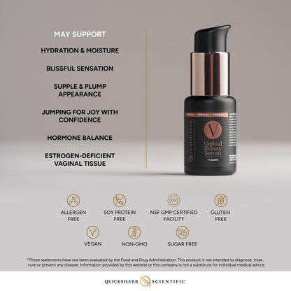 Quicksilver Scientific Vaginal Beauty Serum 1 fl oz (30ml) Quicksilver ScientificBuy Supplements Australia