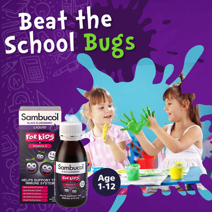 Sambucol Kids 120 ml For Immune Support, Drop SambucolBuy Supplements Australia