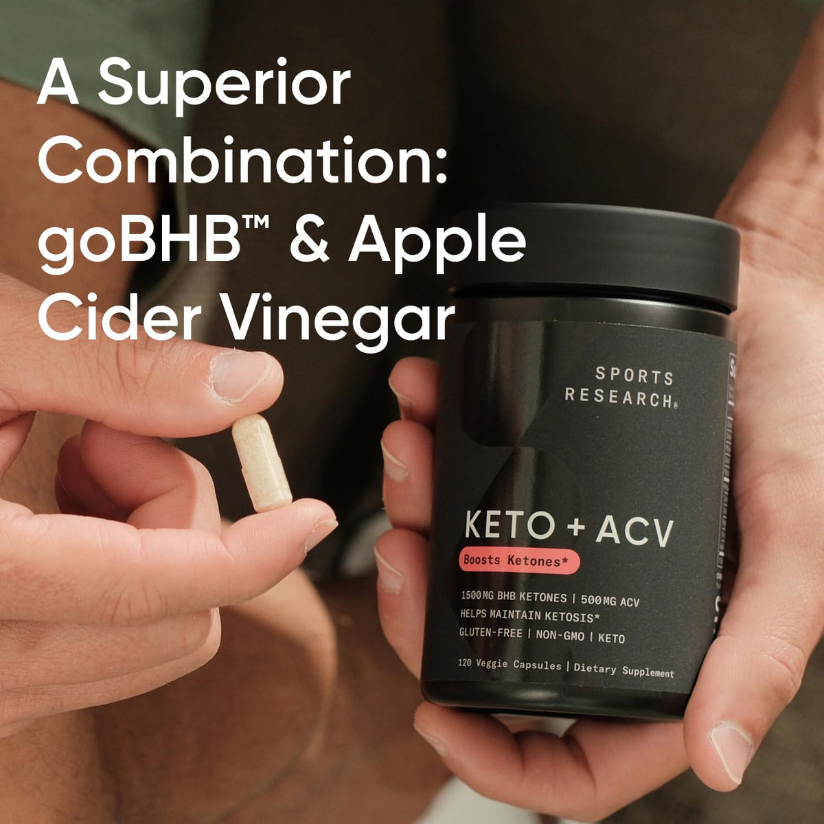 Sports Research® Keto ACV Capsules - Diet Kit System with 500mg of Apple Cider Vinegar Sports ResearchBuy Supplements Australia