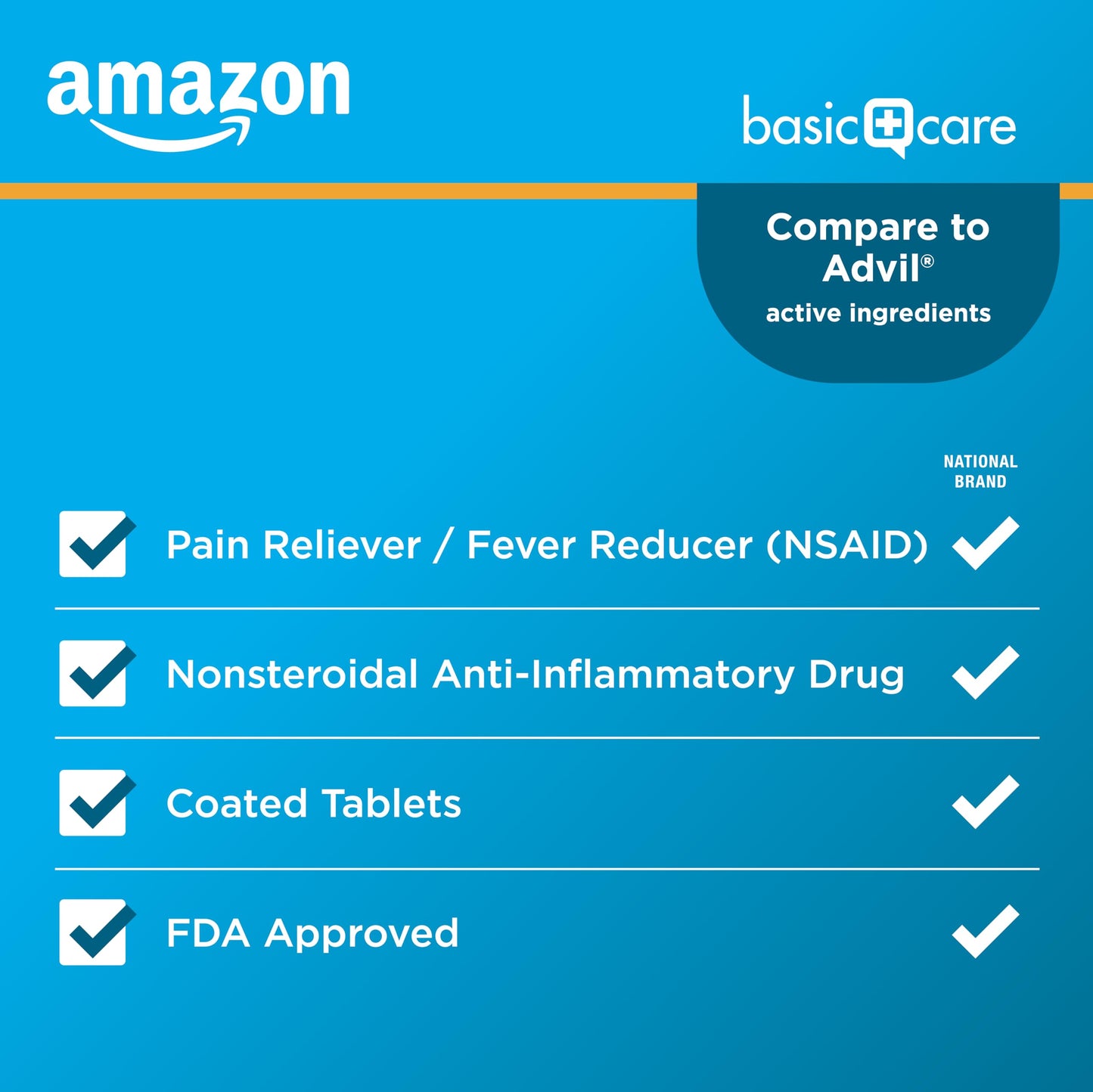 Basic Care Ibuprofen Tablets, 500 Count Amazon Basic Care buy supplements Au