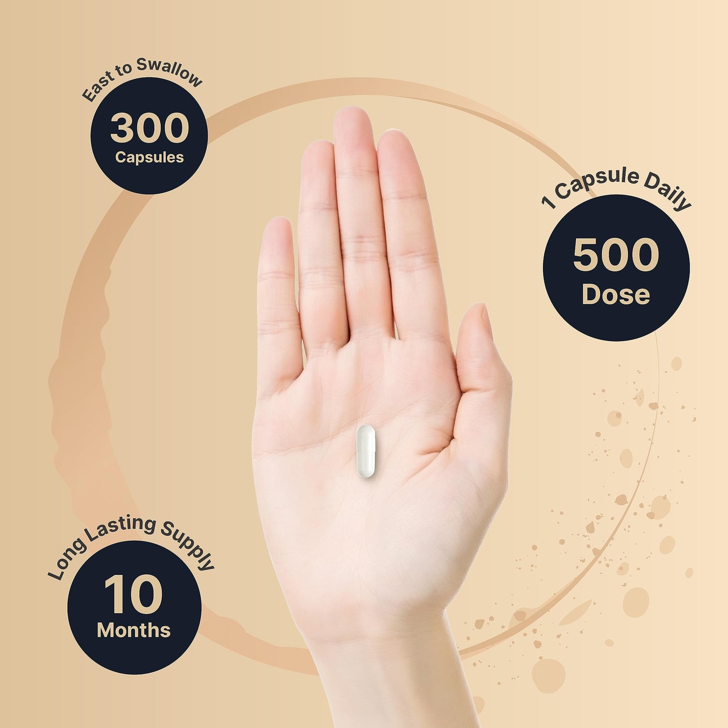 Magnesium Complex Supplement 500mg, 300 Capsules | 10 Active Forms – Glycinate NatureBellBuy Supplements Australia