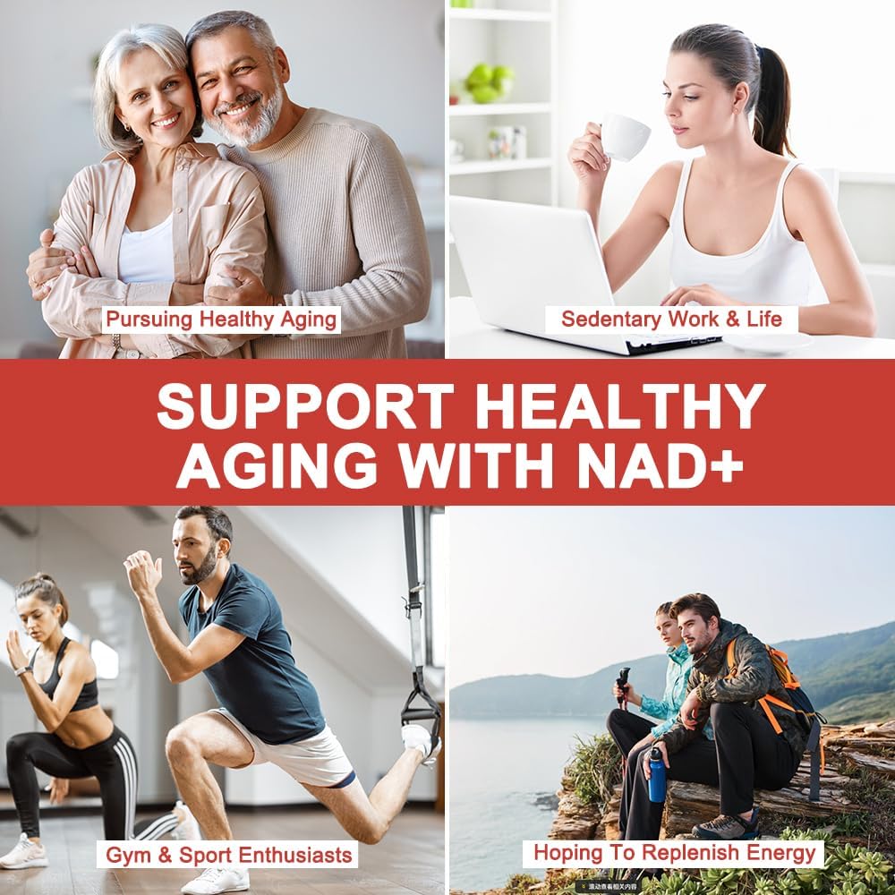 Zoone Nutra NAD Supplement 1200mg with Nicotinamide Riboside, PQQ & Resveratrol – Advanced Cellular Energy & Longevity Support – Anti-Aging Formula for Mental Clarity – 30 Packets Zoone NutraBuy Supplements Australia