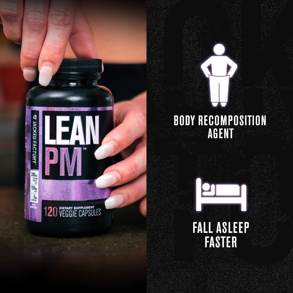 Jacked Factory Lean PM Night Time Body Support and Sleep Aid Supplement - Sleep Sup Jacked FactoryBuy Supplements Australia