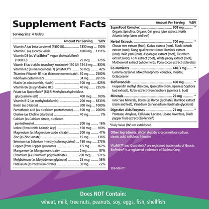 Pure Essence Labs ProFema - Multivitamin for Women - Natural Menopause Relief Supplement - Promotes Hormone Balance, Reduces Hot Flashes, Mood Swings, Night Sweats (60 Capsules) PURE ESSENCE LABSBuy Supplements Australia