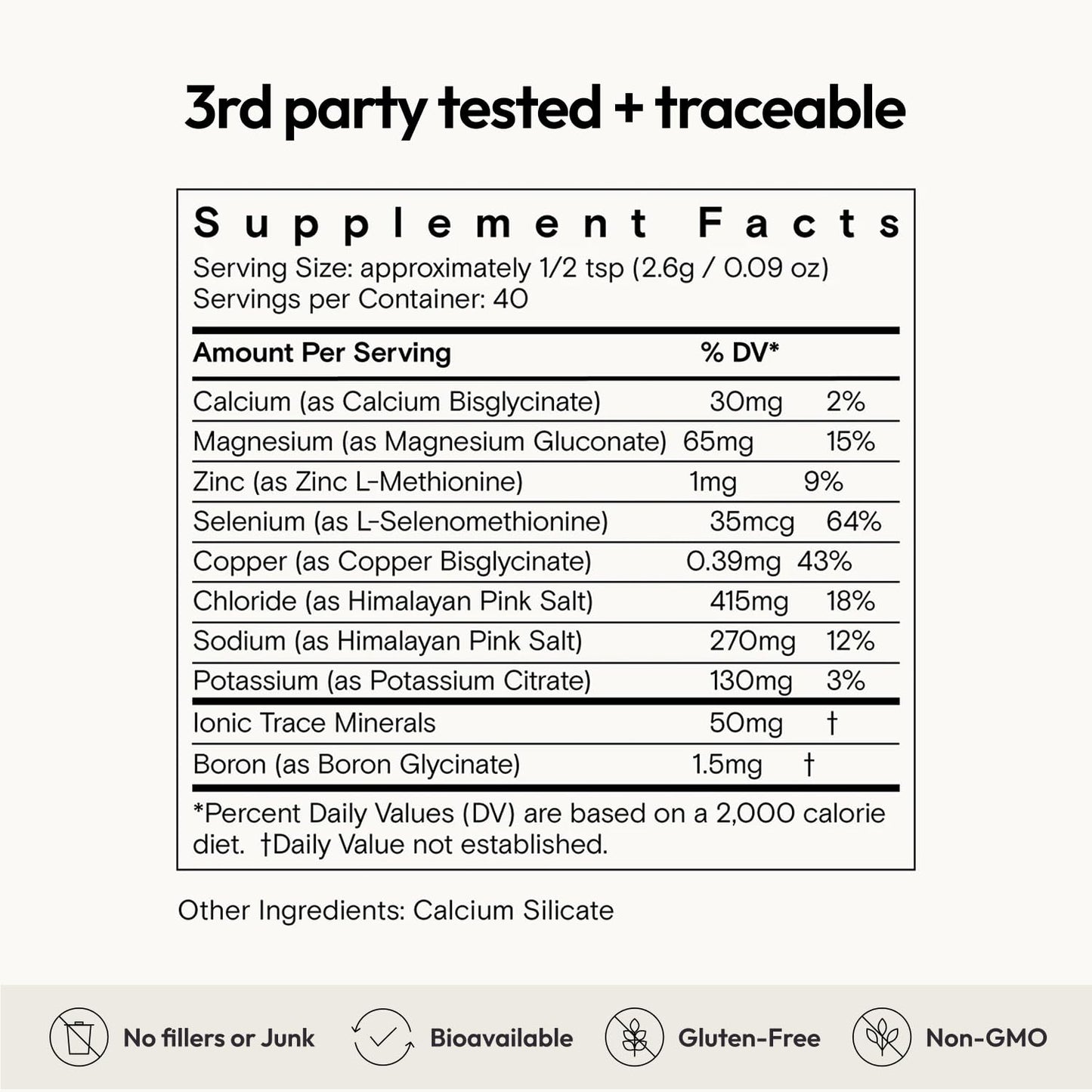 Moon Juice Mini Dew Electrolytes Powder - Sugar Free Minerals & Electrolyte Hydration Powder for Instant Hydration & Brain Support - Magnesium, Calcium, Potassium, Pink Salt, Unflavored, 30 Servings Moon JuiceBuy Supplements Australia