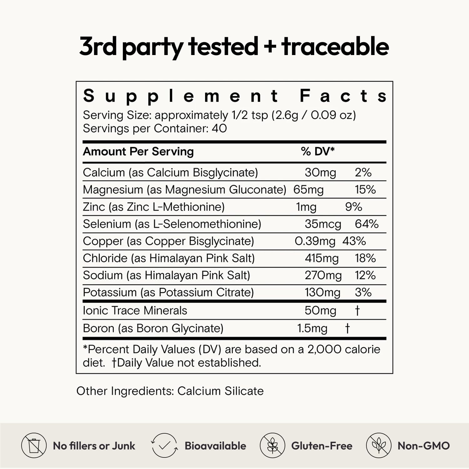 Moon Juice Mini Dew Electrolytes Powder - Sugar Free Minerals & Electrolyte Hydration Powder for Instant Hydration & Brain Support - Magnesium, Calcium, Potassium, Pink Salt, Unflavored, 30 Servings Moon JuiceBuy Supplements Australia