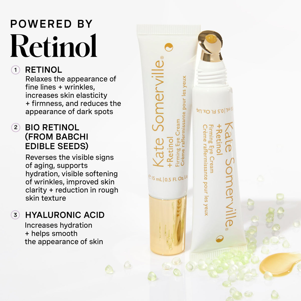 Kate Somerville Retinol Firming Eye Cream – Clinic-Grade Anti-Aging Treatment Proven to Firm, Brighten and Smooth Lines & Wrinkles, 0.5 Fl Oz Kate Somerville buy supplements Au