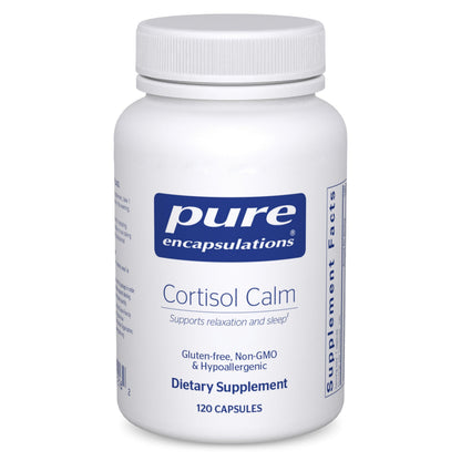 Pure Encapsulations Cortisol Calm - Supports Cortisol Health & Relaxation - Contains Ashwagandha & L-Theanine - Restful Sleep - 120 Capsules Pure EncapsulationsBuy Supplements Australia