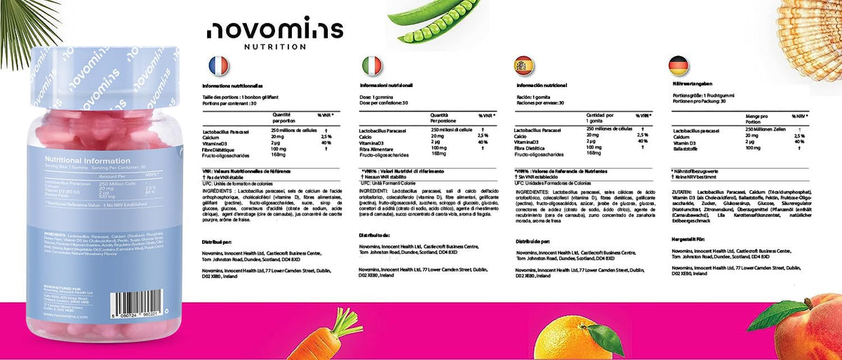 Kids Probiotic Gummies – Probiotics for Children – Kids Kind Tummy Gummies novominsBuy Supplements Australia