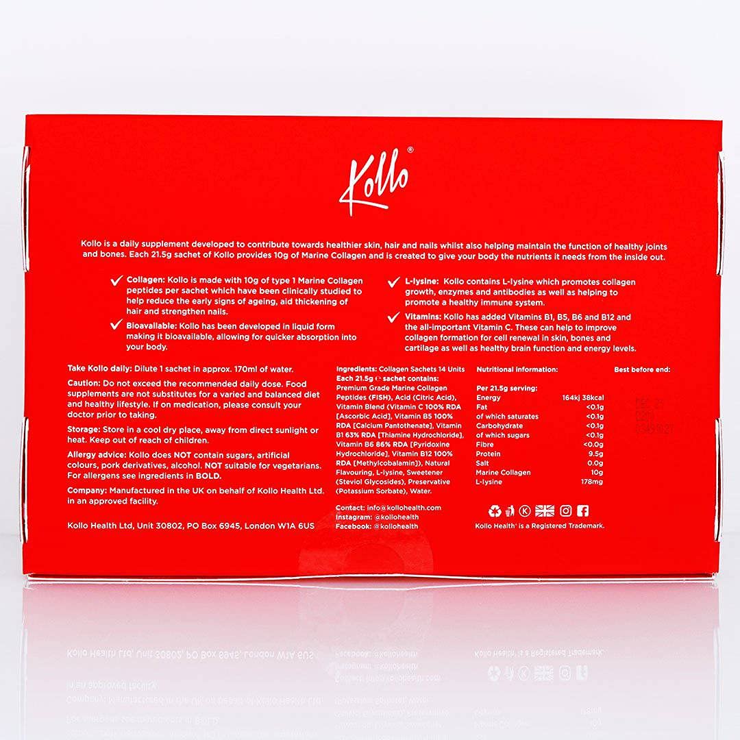 Kollo Premium Marine Collagen Liquid, 10,000 mg - Essential Proteins Collagen Peptides KolloBuy Supplements Australia