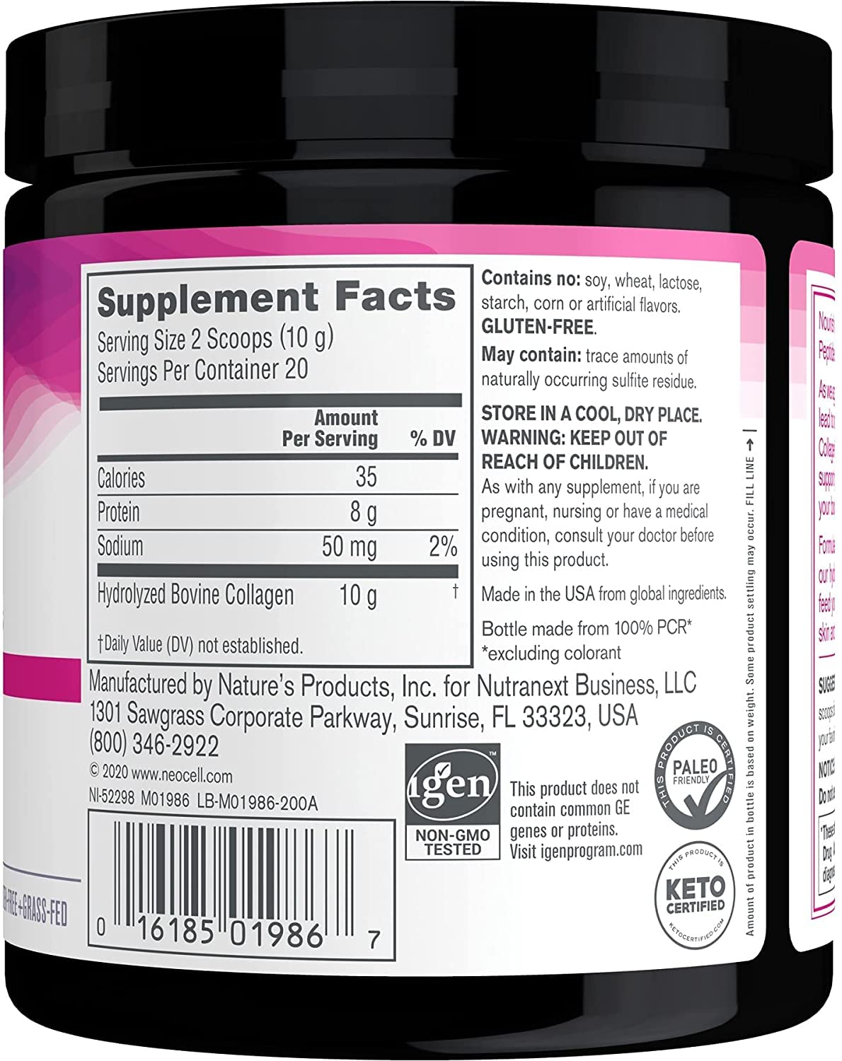 Neocell, Super Collagen, Type 1 & 3, 7 oz (198 g) NeocellBuy Supplements Australia