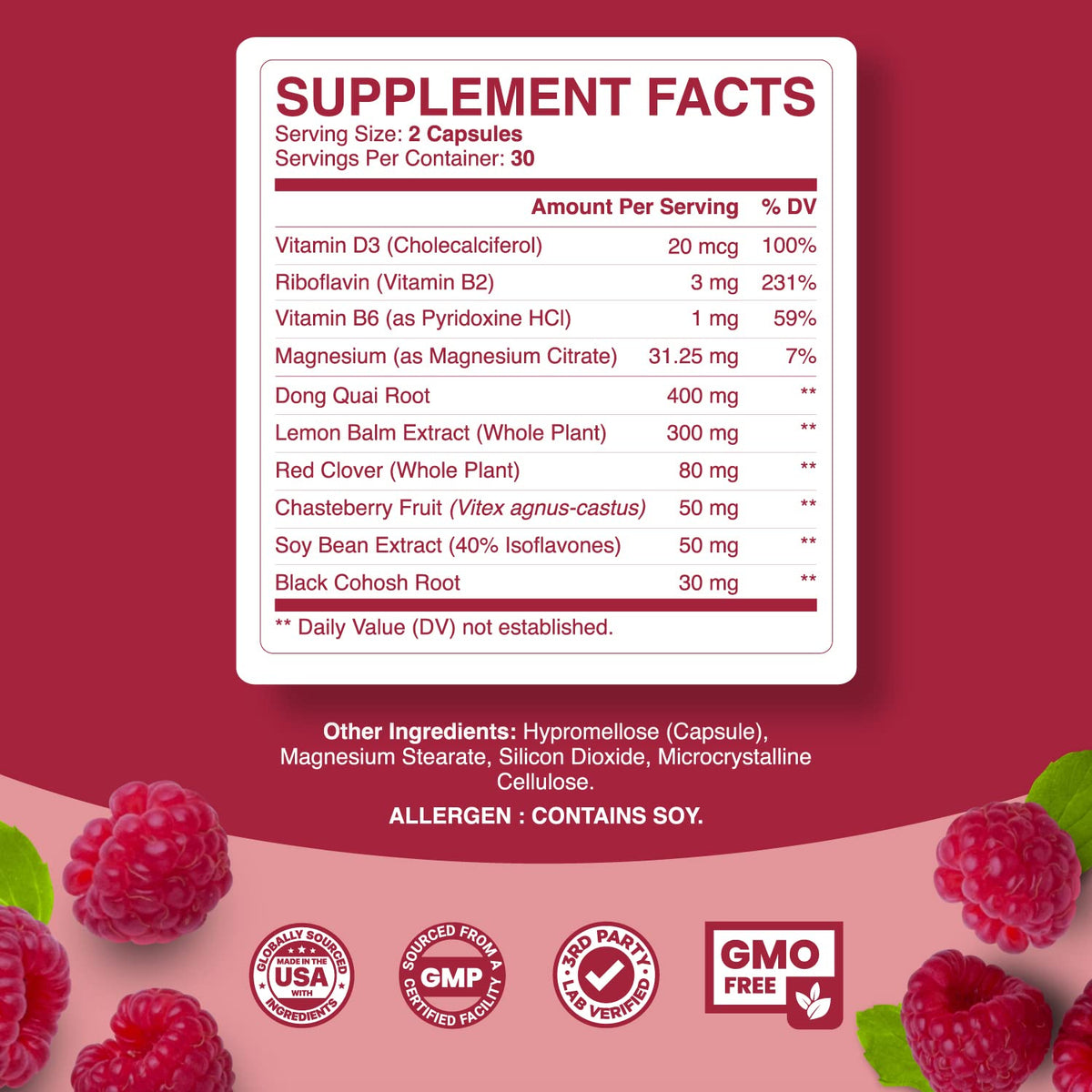 Natural Menopause Supplements for Women Health - Natural Hormone Balance for Women Plus Adrenal Support Menopause Relief and Thyroid Support with Dong Quai Root and Black Cohosh for Menopause PhytoralBuy Supplements Australia