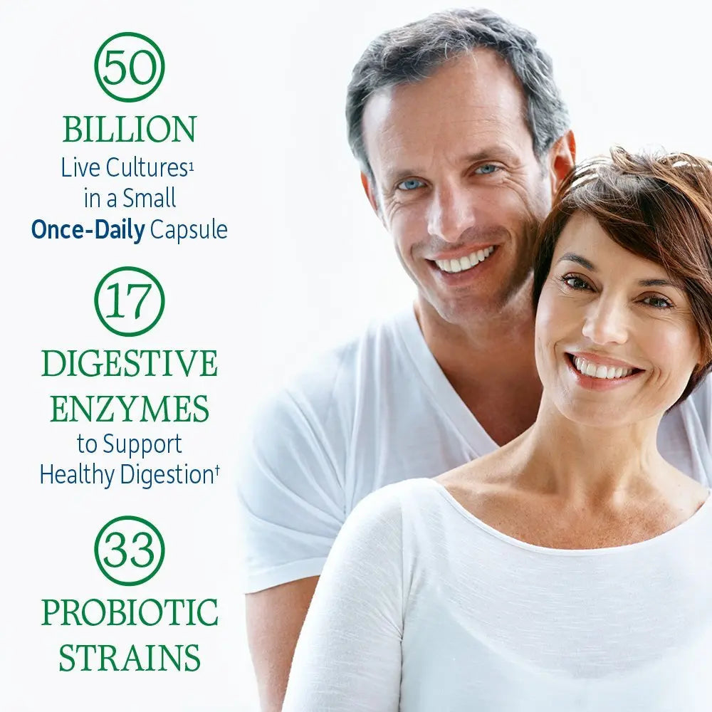 Garden of Life Probiotics for Women and Men - Raw Probiotics Colon Care 50 Billion CFU and Enzymes, Shelf Stable Once Daily Acidophilus Probiotic for Regularity and Immune Health Support, 30 Capsules Garden of LifeBuy Supplements Australia