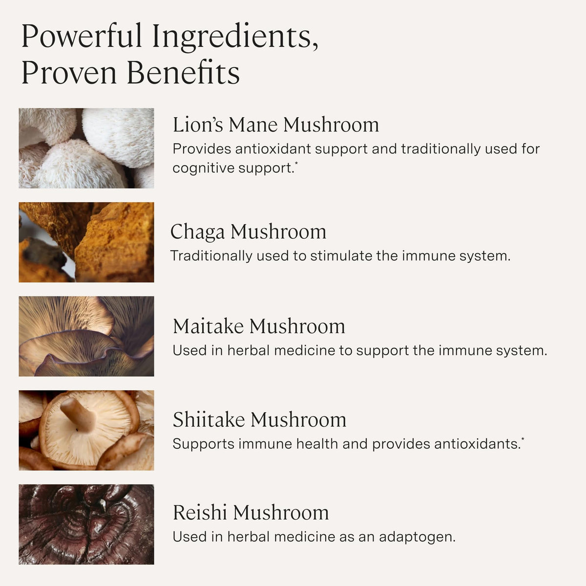 Stonehenge Health Dynamic Mushrooms 1,400 mg – 5 Mushroom Complex (Lion’s Mane, Reishi, Chaga, Maitake, Shiitake) – 100% Fruiting Bodies, Nootropic – Brain, Memory, Focus & Immune Support – 60 Caps Stonehenge HealthBuy Supplements Australia
