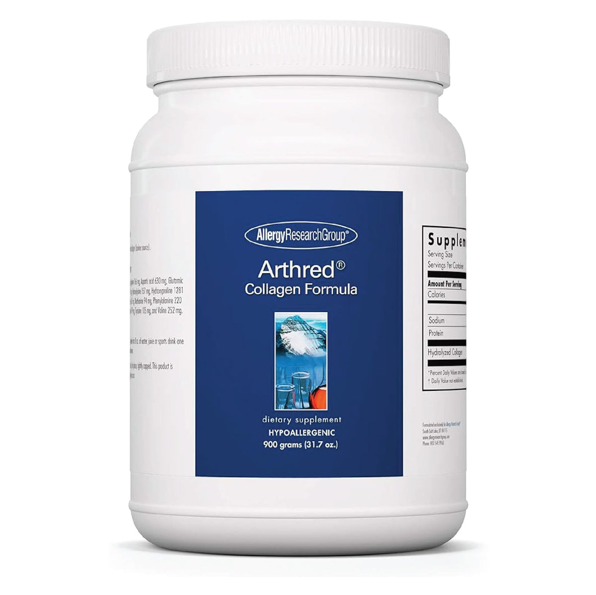 Allergy Research Group Collagen Powder for Men & Women - Collagen Peptides, Arthred Supplement, Bovine Sourced, Arthred Powder, Collagen Formula, Hydrolyzed Collagen - 31.7 Oz Allergy Research GroupBuy Supplements Australia
