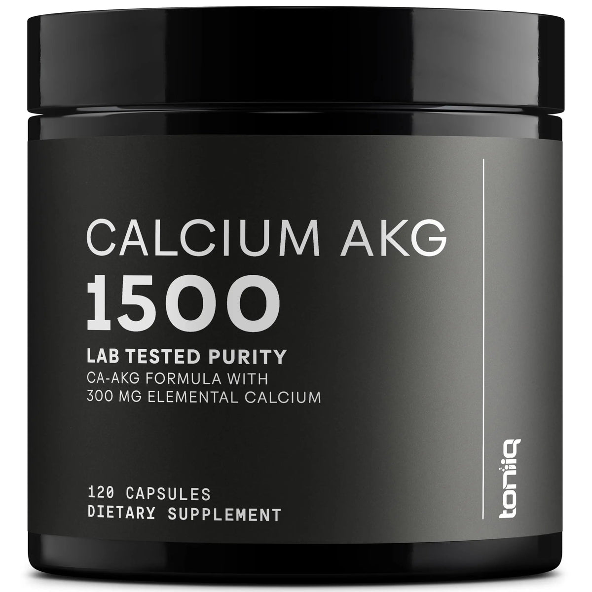 Toniiq 1500mg Ultra High Purity Ca AKG Supplement - 99%+ Highly Purified and Bioavailable Calcium Alpha-Ketoglutarate - Calcium AKG Longevity Supplement - 120 Ca-AKG Vegetarian Capsules Toniiq buy supplements Au