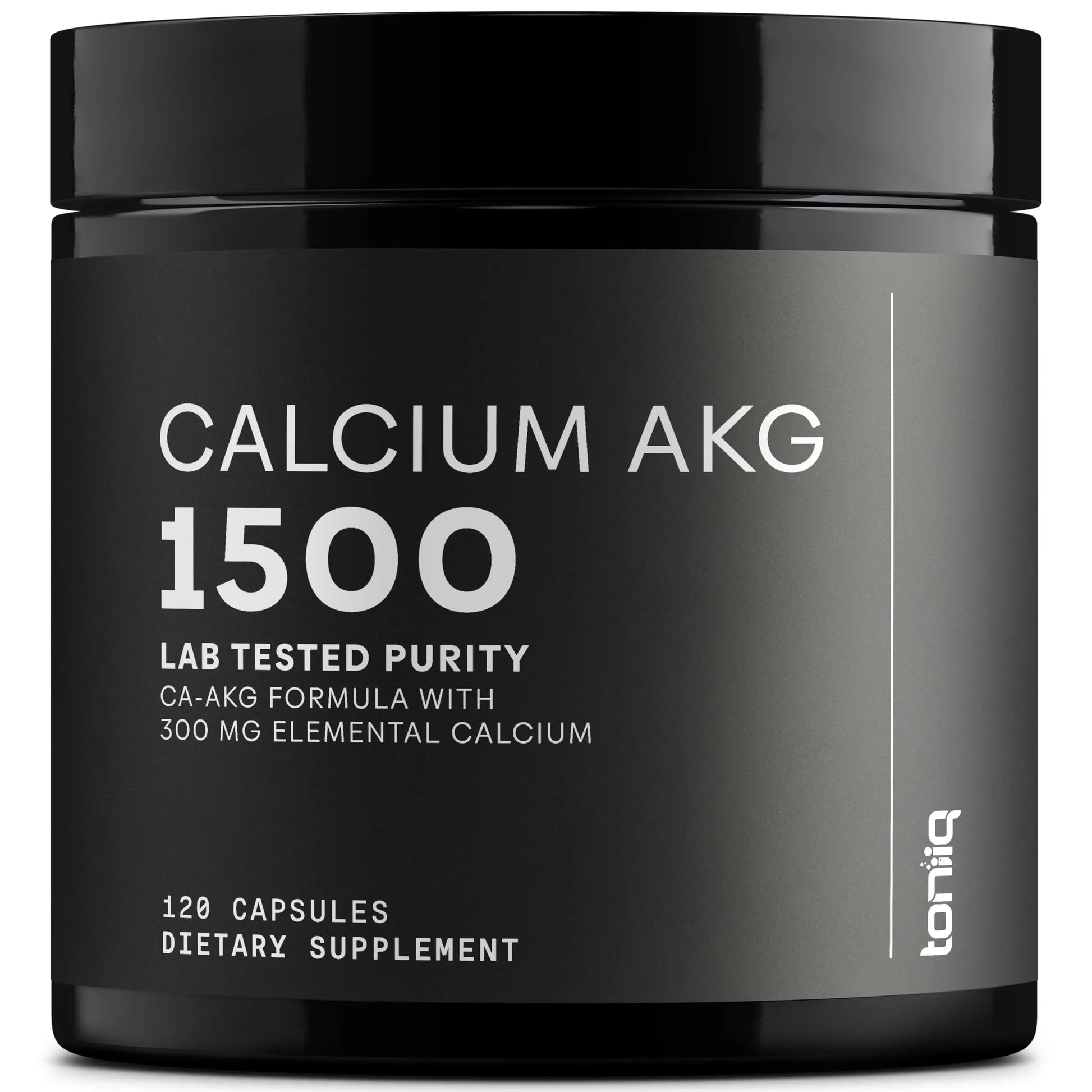 Toniiq 1500mg Ultra High Purity Ca AKG Supplement - 99%+ Highly Purified and Bioavailable Calcium Alpha-Ketoglutarate - Calcium AKG Longevity Supplement - 120 Ca-AKG Vegetarian Capsules Toniiq buy supplements Au