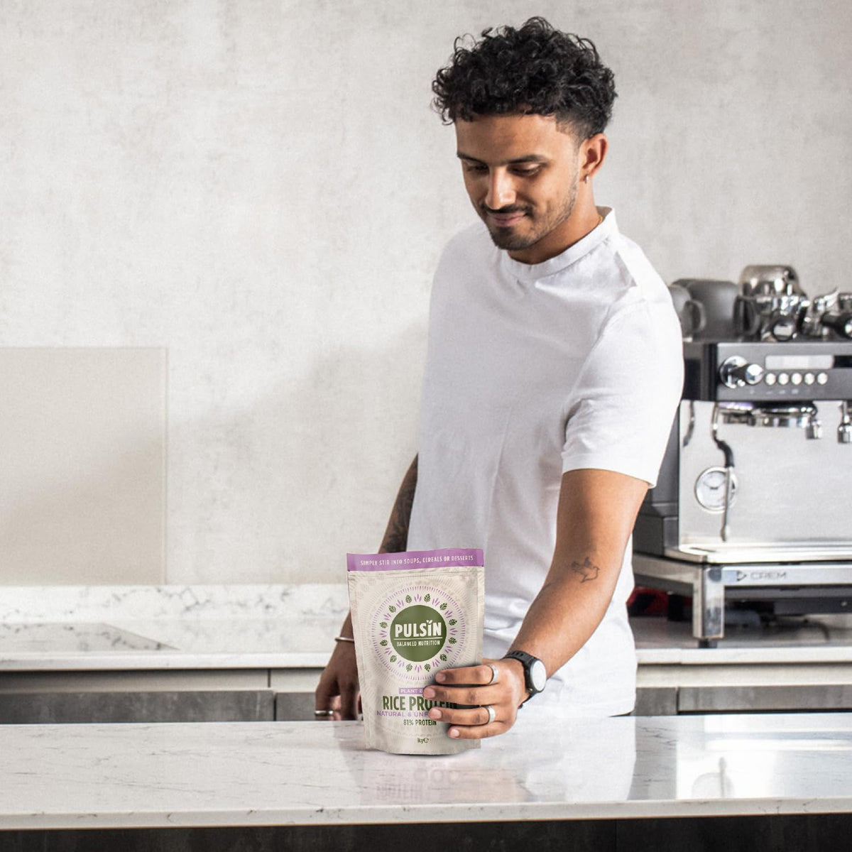 Pulsin - Natural & Unflavoured Vegan Rice Protein Powder - 1kg - 8.1g Protein, 0.4g Carbs, 43 Kcal Per Serving PulsinBuy Supplements Australia