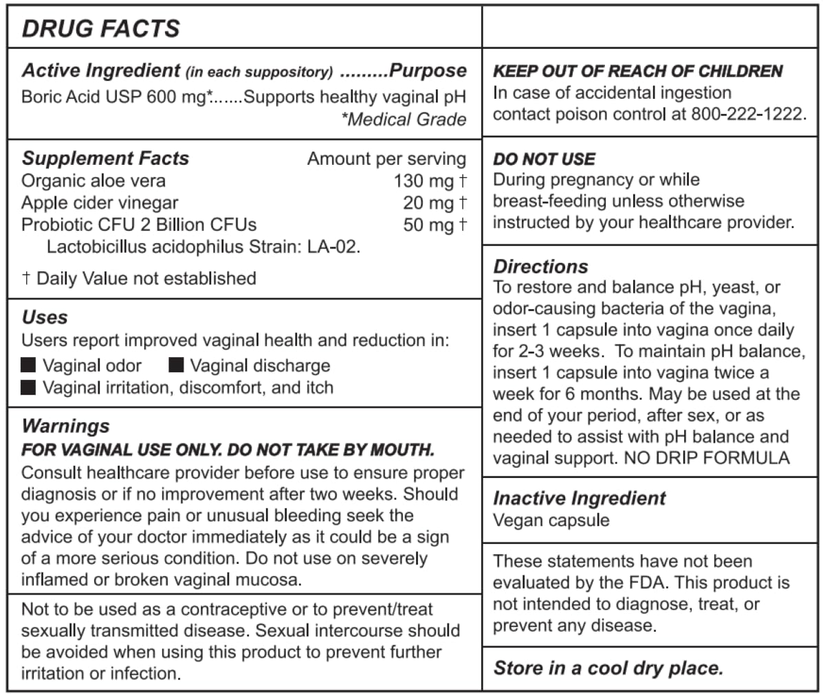 Kushae Boric Acid Suppositories with Applicator, All-Natural Boric Acid Suppositories for Women KushaeBuy Supplements Australia
