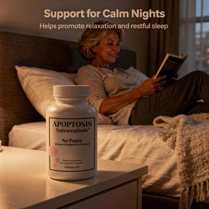 Apoptosis Menopause Supplement for Women – Supports Hot Flash Relief, Mood Balance, Energy & Vitality – with L-Arginine – 60 Capsules – Made in USA Apoptosis NutraceuticalsBuy Supplements Australia