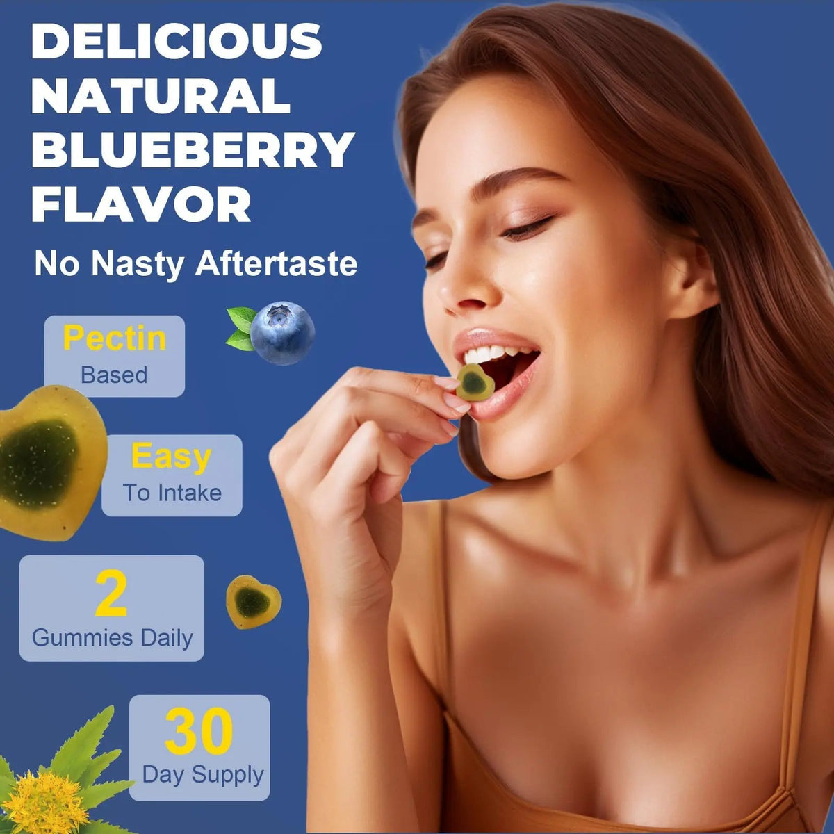(2 Packs) Sugar Free Ashwagandha Filled Gummies w/Vitamin D3, Magnesium Glycinate, Rhodiola, Ultra Strength Ashwa Root Supplements for Women & Wen, for Relaxation, Energy, Cortisol Gummies TotariaBuy Supplements Australia