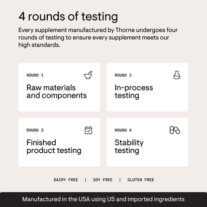 THORNE - Men's Multi 50+ - Comprehensive Daily Multi with Vitamins A, B6, B12, C, D, E, Zinc & More - Support Heart, Brain, Prostate, Muscle & Immune Health* - Third-Party Certified - 180 Capsules THORNE buy supplements Au