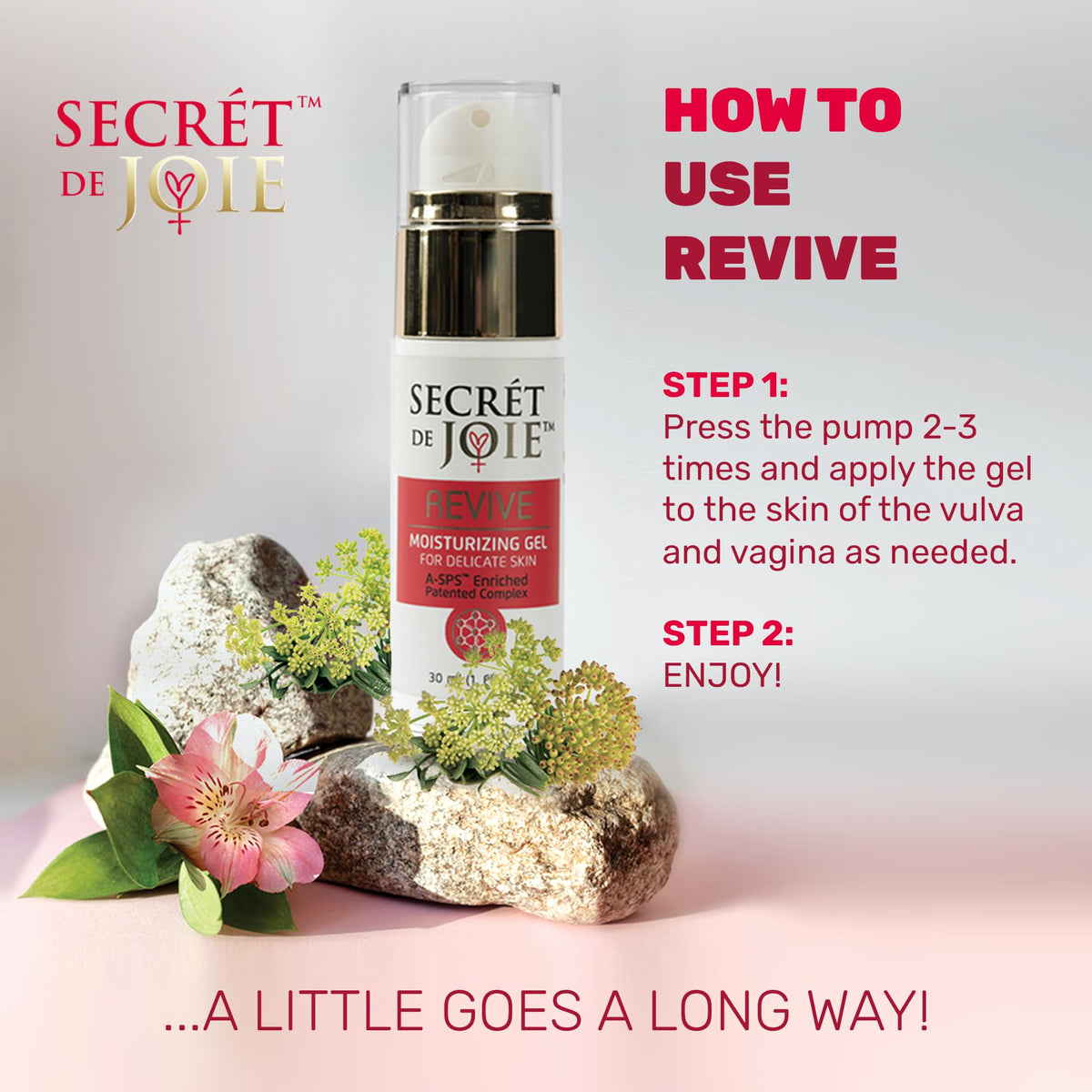 SECRET DE JOIE REVIVE Vaginal Moisturizer for Women - Long-Lasting Dryness & Discomfort Relief SECRET DE JOIEBuy Supplements Australia