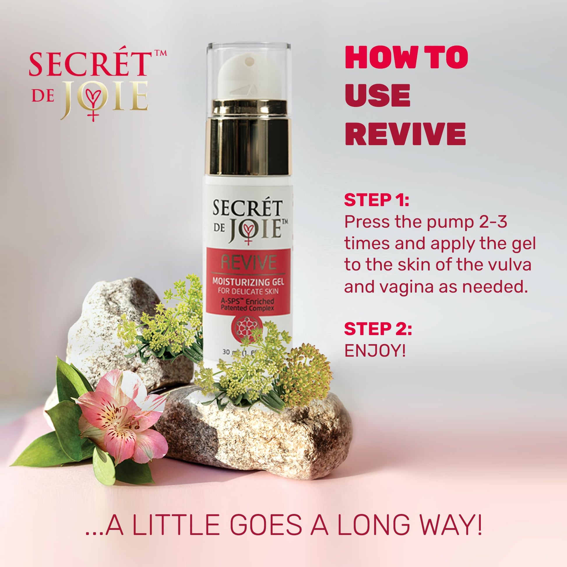 SECRET DE JOIE REVIVE Vaginal Moisturizer for Women - Long-Lasting Dryness & Discomfort Relief SECRET DE JOIEBuy Supplements Australia