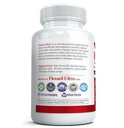 Flexacil Ultra (3 Bottles) Maximum Strength Joint Health & Support Supplement | Glucosami Flexacil UltraBuy Supplements Australia