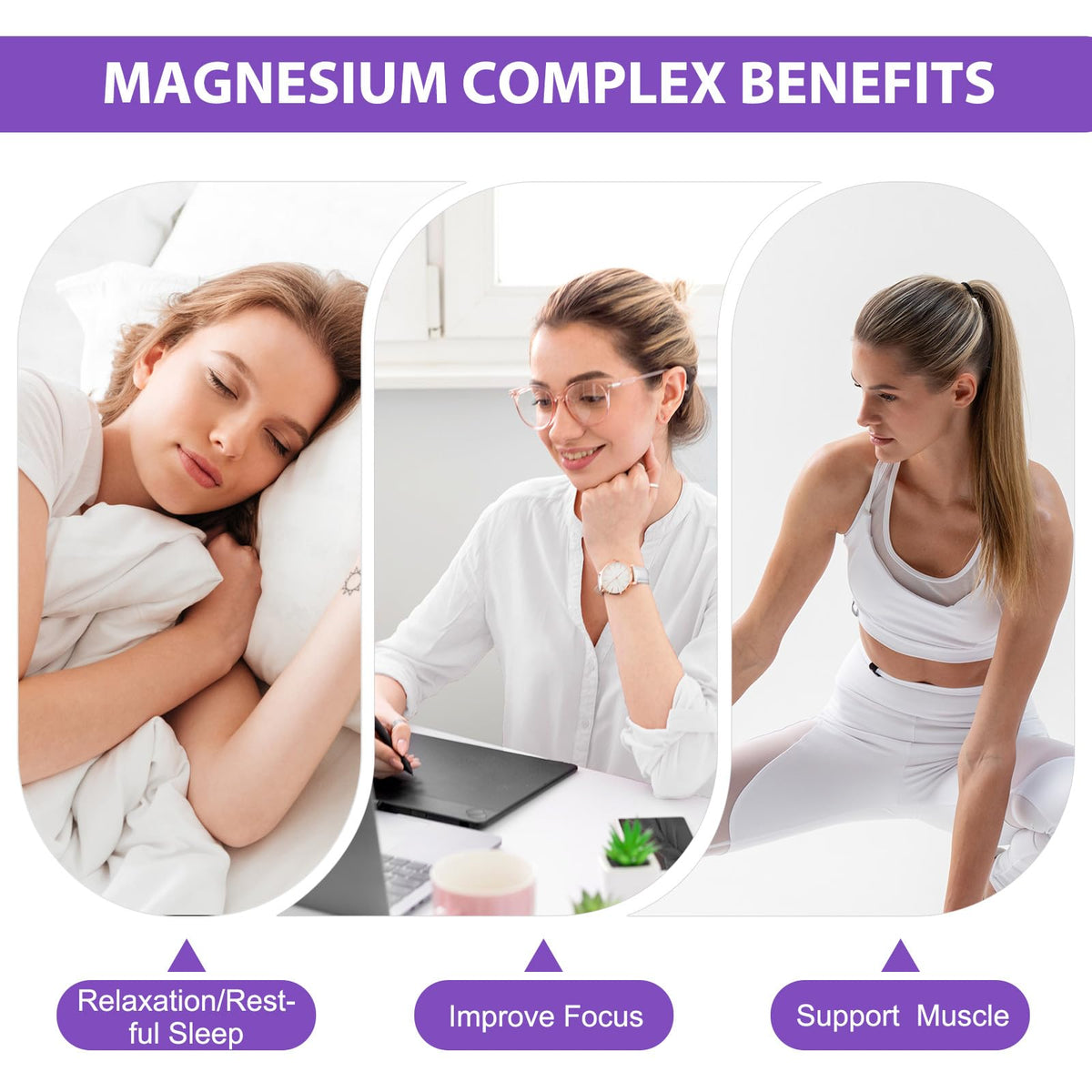 Magnesium Glycinate Liquid Drops for Women & Men, Triple Calm Magnesium Complex Supplement with L-Threonate, Malate, L-Theanine for Kids Adults Calm, Sleep & Mood, Sugar-Free, Natural Flavor, 2 fl oz loiomayBuy Supplements Australia