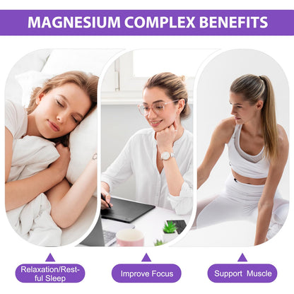 Magnesium Glycinate Liquid Drops for Women & Men, Triple Calm Magnesium Complex Supplement with L-Threonate, Malate, L-Theanine for Kids Adults Calm, Sleep & Mood, Sugar-Free, Natural Flavor, 2 fl oz loiomayBuy Supplements Australia