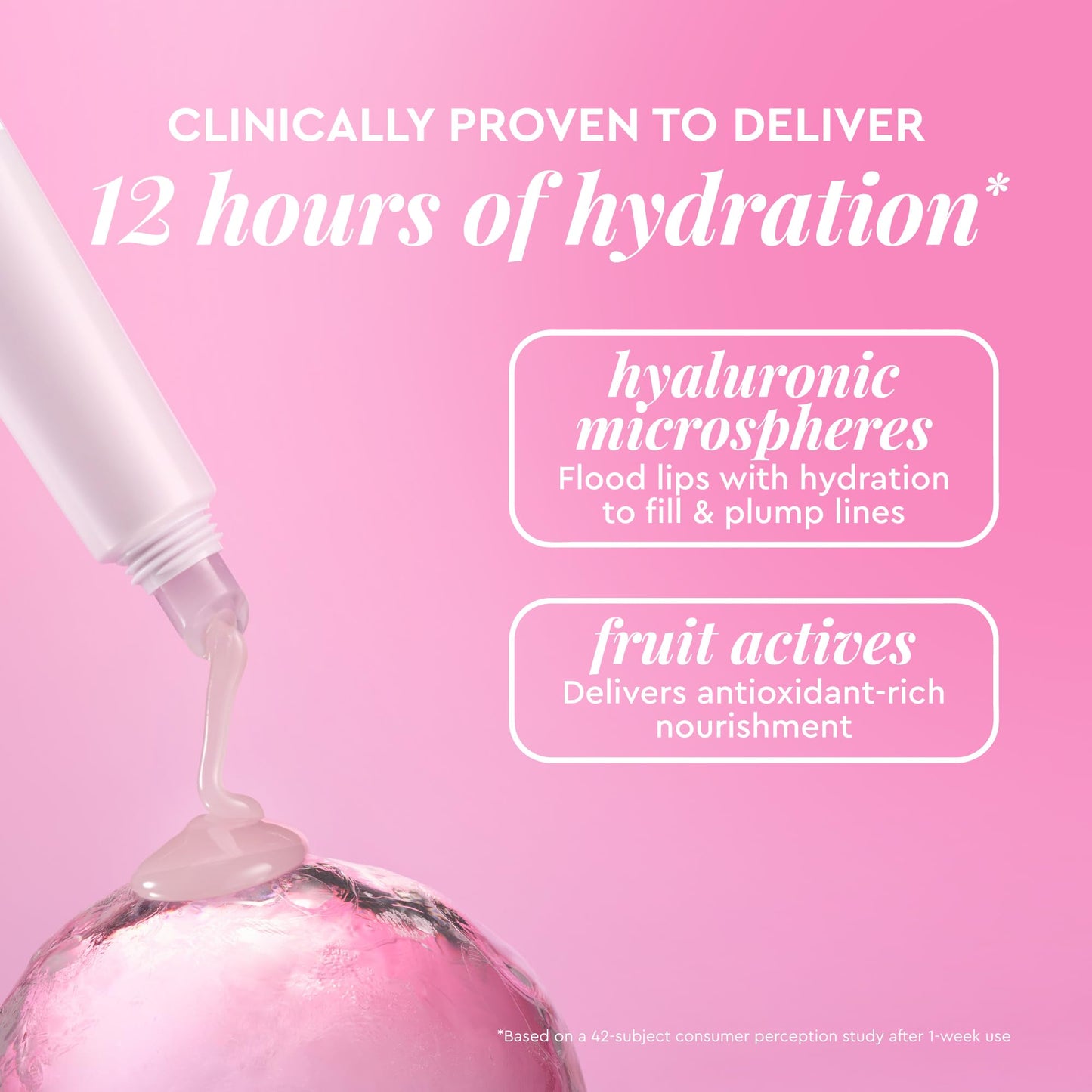 Glow Recipe Glass Balm Lip Treatment - 12Hr Hydrating Lip Balm & Moisturizer with Hyaluronic Acid to Smooth