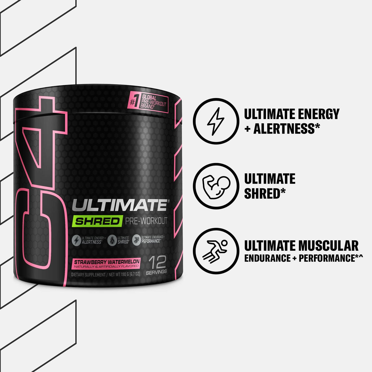 Cellucor C4 Ultimate Shred Pre Workout Powder, Fat Burner for Men & Women, Weight Loss CellucorBuy Supplements Australia