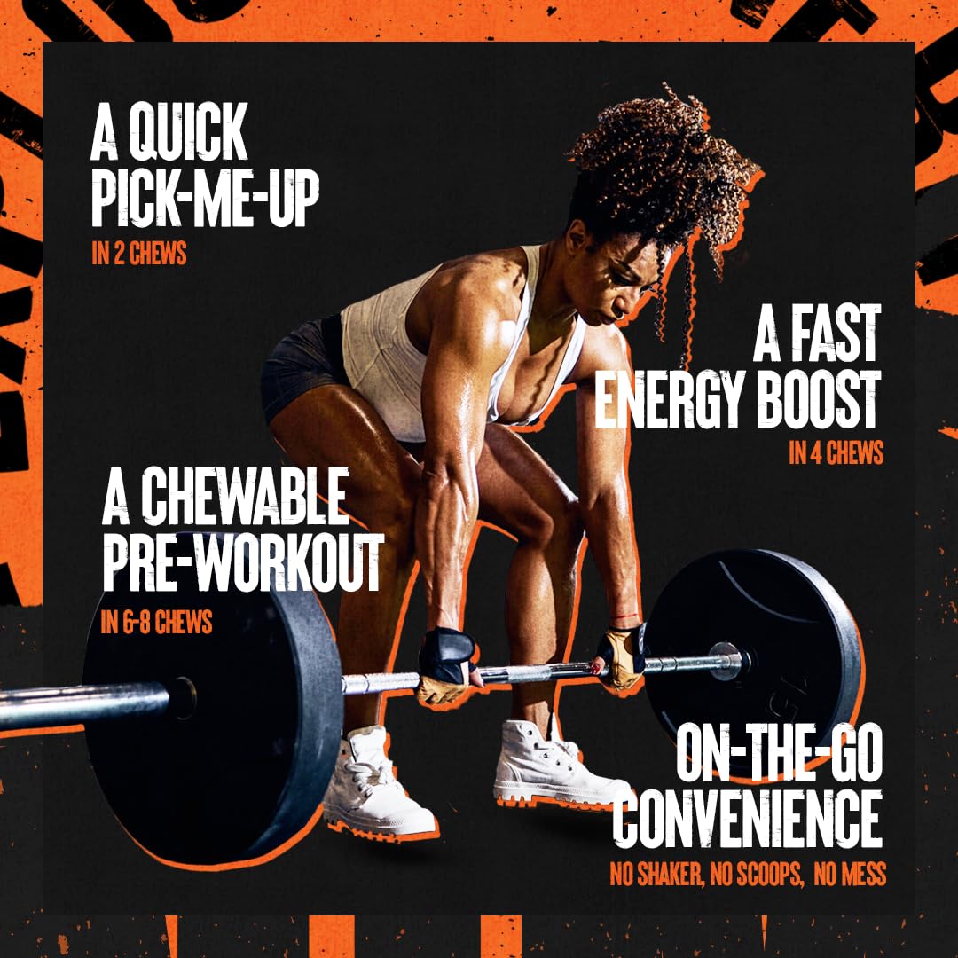 Animal Energy Chews, Fast Acting Energy with Caffeine, Nootropics and Sea Salt AnimalBuy Supplements Australia