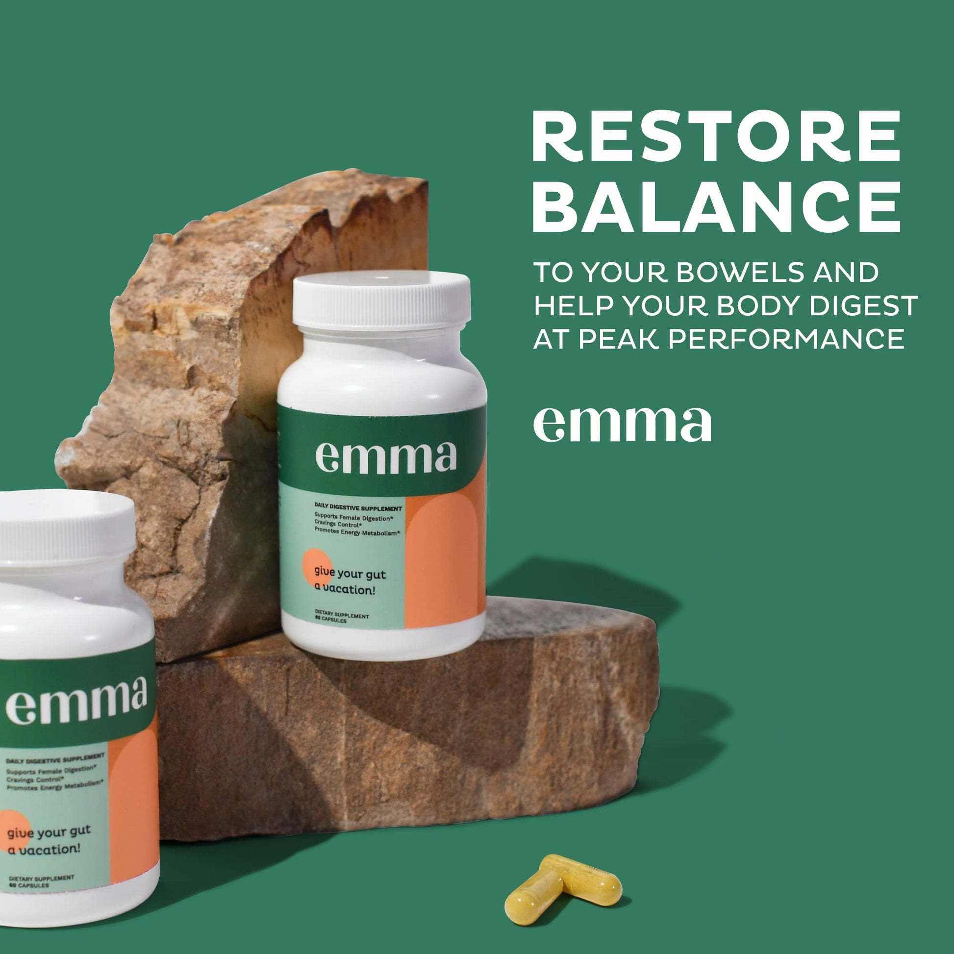 Emma Gut Health - Gas and Bloating Relief, Constipation, Leaky Gut Repair - Gut Cleanse EmmaBuy Supplements Australia