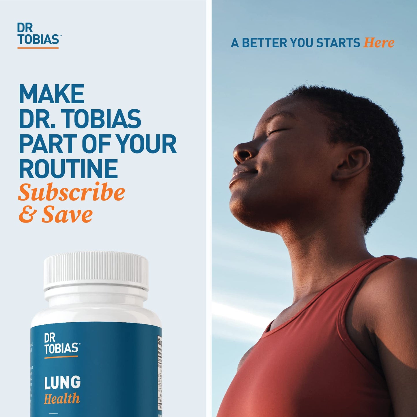 Dr. Tobias Lung Health, Lung Support Supplement with Vitamin C, Butterbur, Quercetin Dr. TobiasBuy Supplements Australia