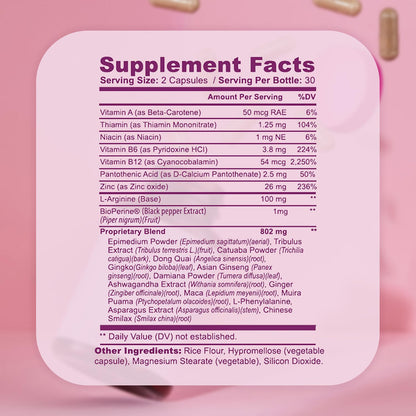 Women's Hormone Balance Supplement - Natural Support for Hormonal Balance, Energy Boost, Mood Swings, Hot Flashes, Menopausal Balance - 60 Capsules HormifyBuy Supplements Australia